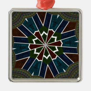 Sari Inspired Design with Intricate Details Metal Ornament