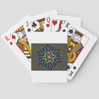 Sari Inspired Design with Intricate Details Poker Cards