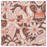 sarilmak brown fire orange fabric