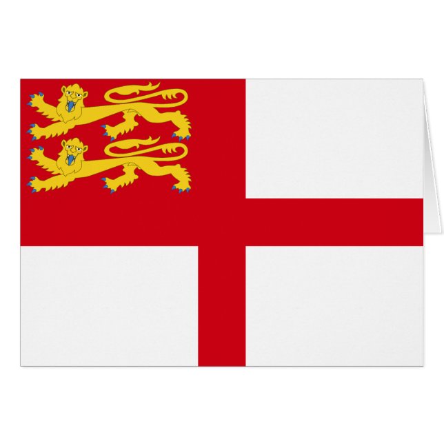 Sark Flag Cards (Front Horizontal)