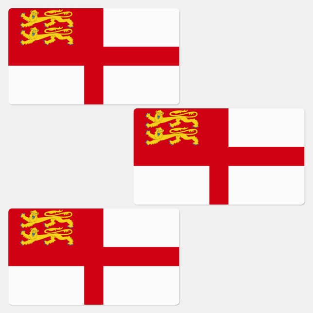 Sark Flag Labels (Group)