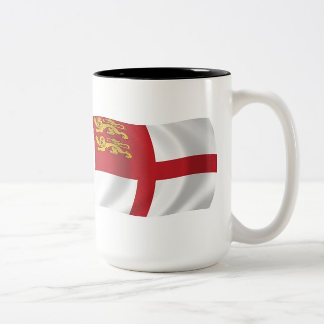 Sark Flag Mug (Right)