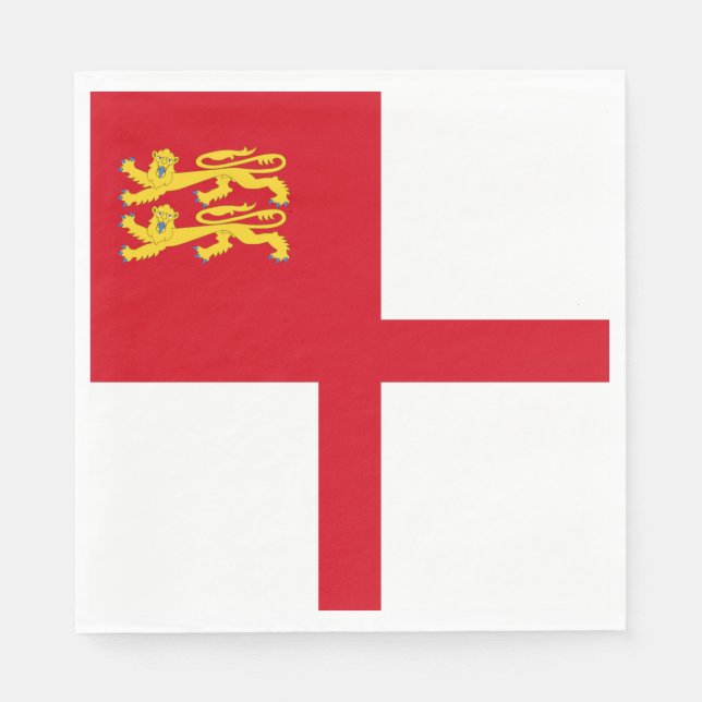 Sark Flag Napkins (Front)