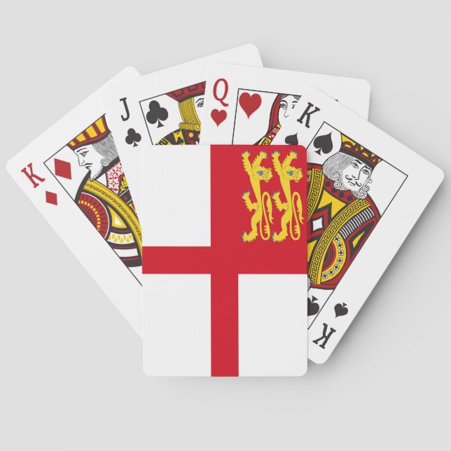 Sark Flag Poker Cards (Back)