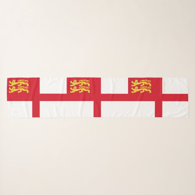 Sark Flag Scarf (Front (Horizontal))