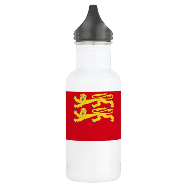 Sark Flag Stainless Steel Water Bottle (Left)
