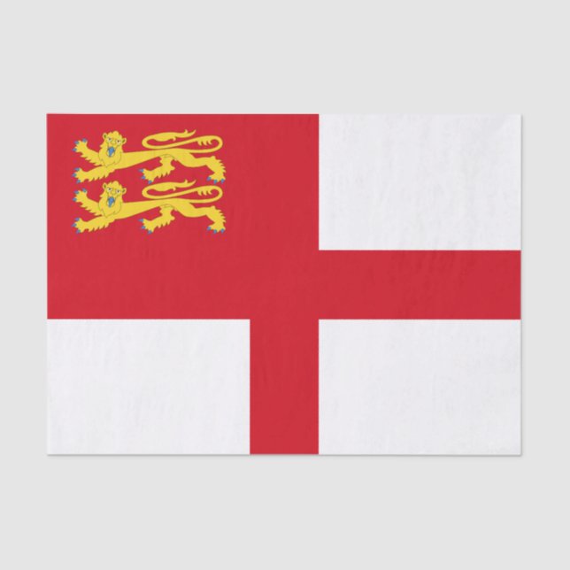 Sark Flag Tissue Paper (Front)