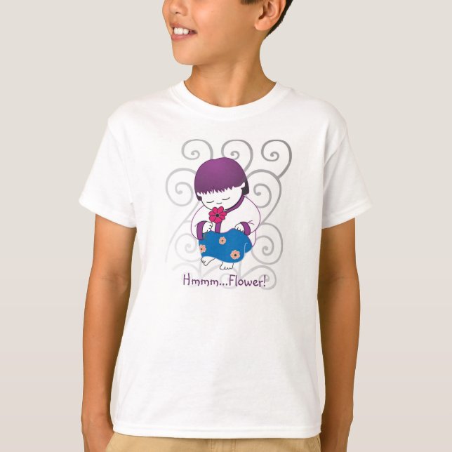 Sarong Girl - FlowerSwirl- T-Shirt (Front)