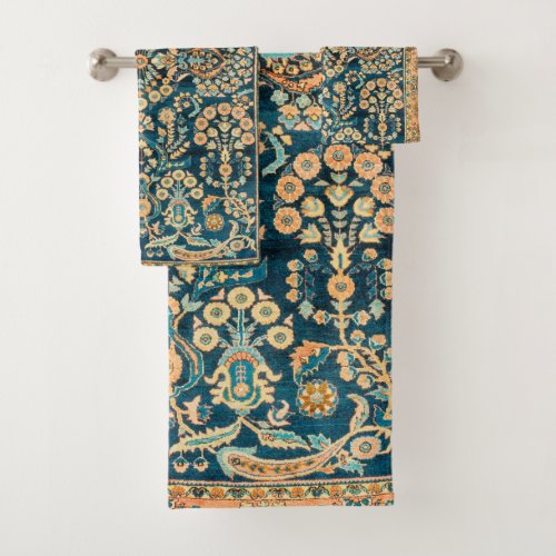 Sarouk Antique West Persian Rug Print Bath Towel Set