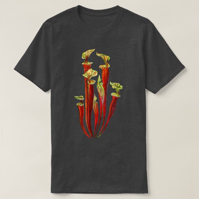 Sarracenia Carnivorous Plant  T-Shirt (Design Front)