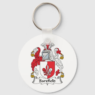 Sarsfield Family Crest Keychain