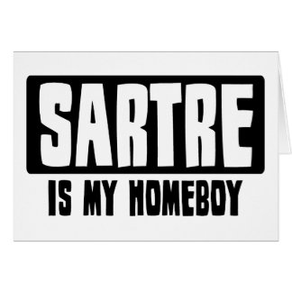 Sartre is my Homeboy Cards