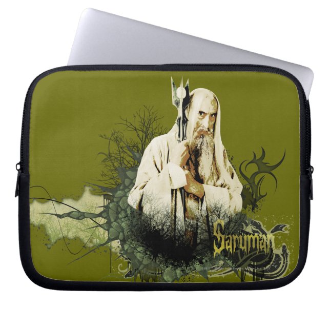 SARUMAN™ Vector Collage Laptop Sleeve (Front)