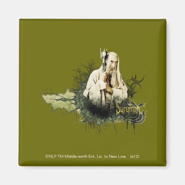 SARUMAN™ Vector Collage Magnet (Front)