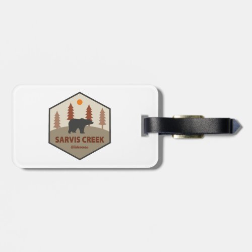 Sarvis Creek Wilderness Colorado Bear Luggage Tag