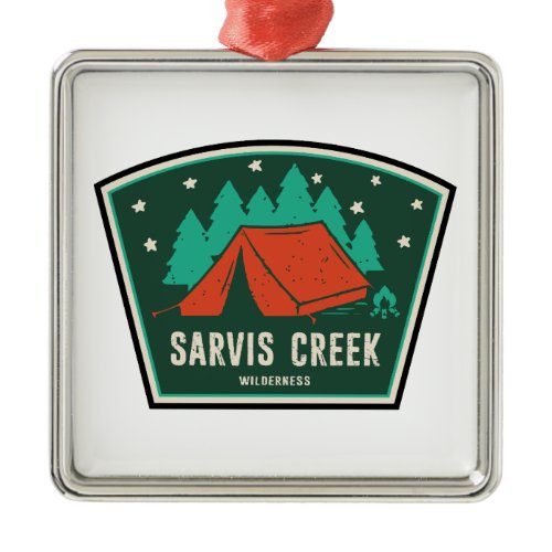 Sarvis Creek Wilderness Colorado Camping Metal Ornament