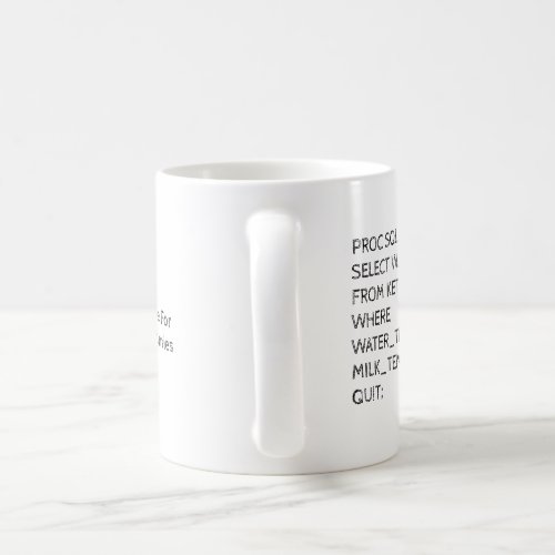 SAS Code Geek SQL Text  Coffee Mug