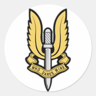 SAS Insignia Classic Round Sticker