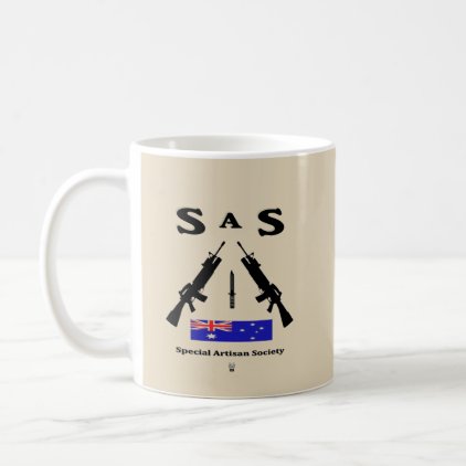 SAS (SPECIAL ARTISAN SOCIETY) AUSSIE COFFEE MUG