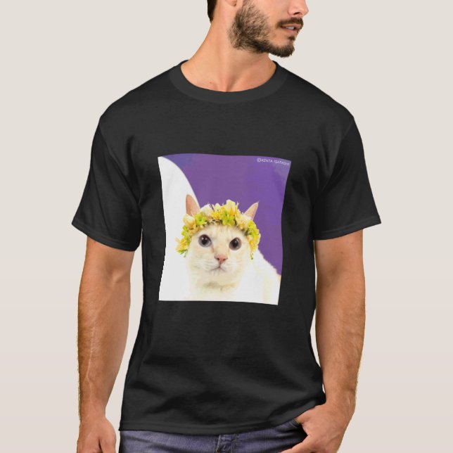 Sasakama Pattern Cat_001 T-Shirt (Front)