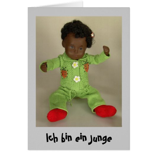 Sasha Baby Geburtsanzeige Karte (Front)