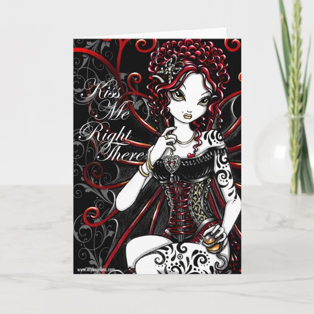 Sasha Fairy Valentines Day Card (Front)