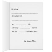 Sasha Geburtsanzeige Karte Cards (Inside (Right))
