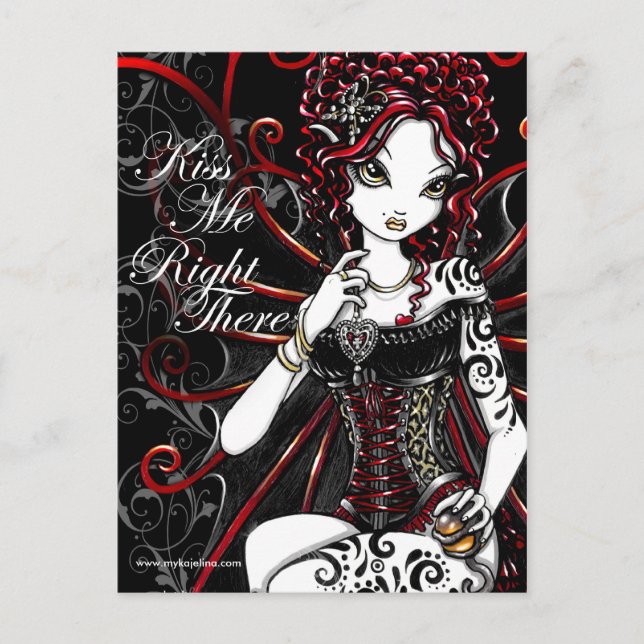 Sasha Valentine's Day Fairy Postcard (Front)