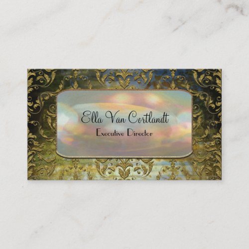 Sashee Elegant Baroque  Professional Business Card