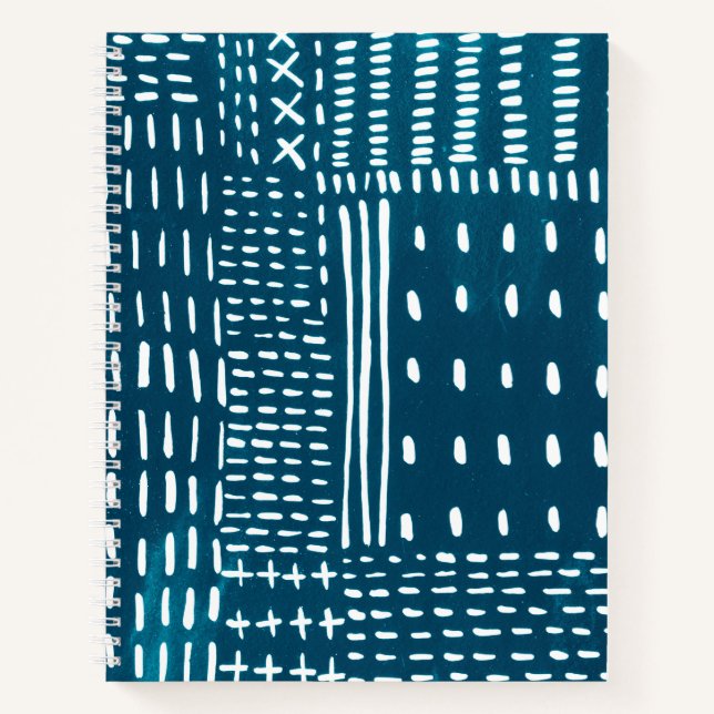 Sashiko Stitches Notebook (Front)