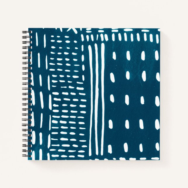Sashiko Stitches Notebook (Front)