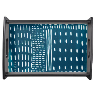 Sashiko Stitches Serving Tray