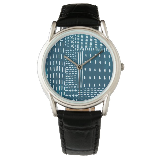 Sashiko Stitches Watch (Front)
