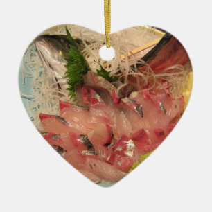 Sashimi 刺身 ceramic ornament