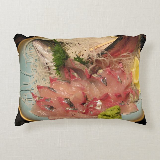 Sashimi 刺身 decorative pillow (Front)