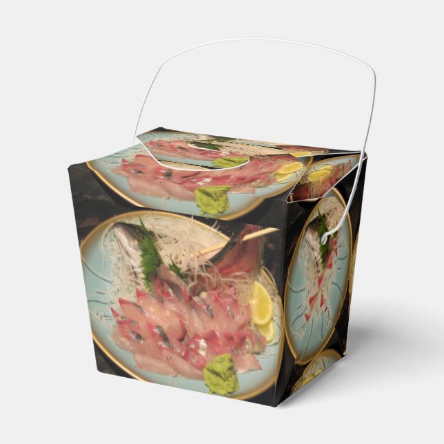 Sashimi 刺身 favor boxes (Front Side)