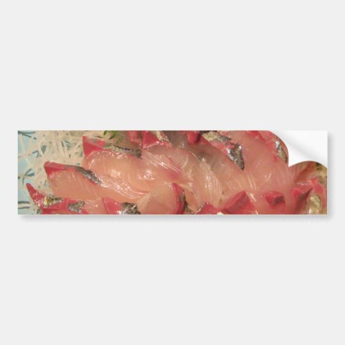 Sashimi 刺身 Raw Fish Bumper Sticker