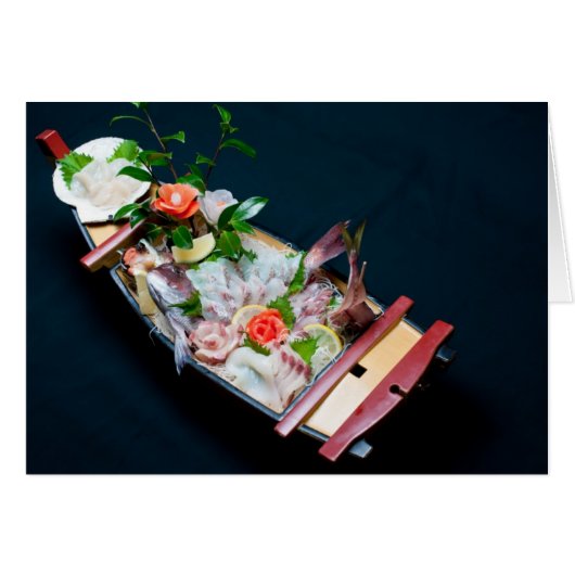 Sashimi Boat. Cards (Front Horizontal)
