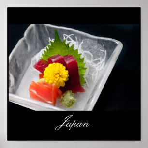 Sashimi in Japan Poster