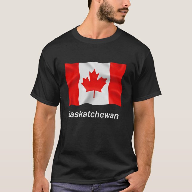 Saskatchewan - Basic Dark T-Shirt (Front)