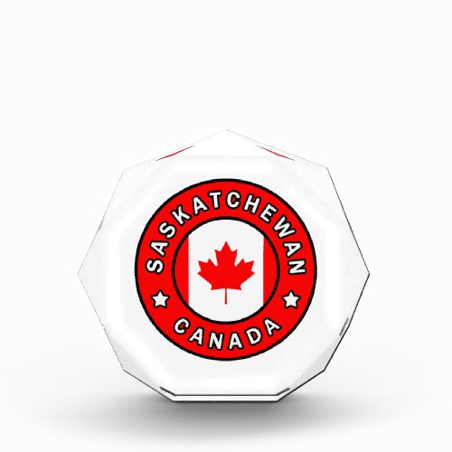 Saskatchewan Canada Acrylic Award