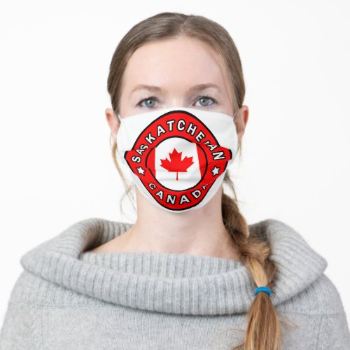 Saskatchewan Canada Adult Cloth Face Mask