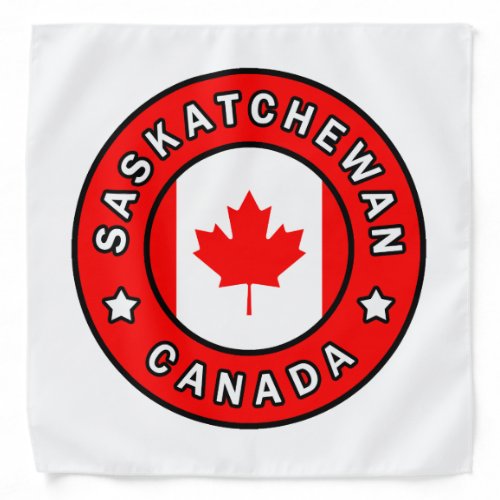 Saskatchewan Canada Bandana
