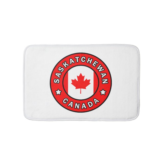 Saskatchewan Canada Bathroom Mat (Front)