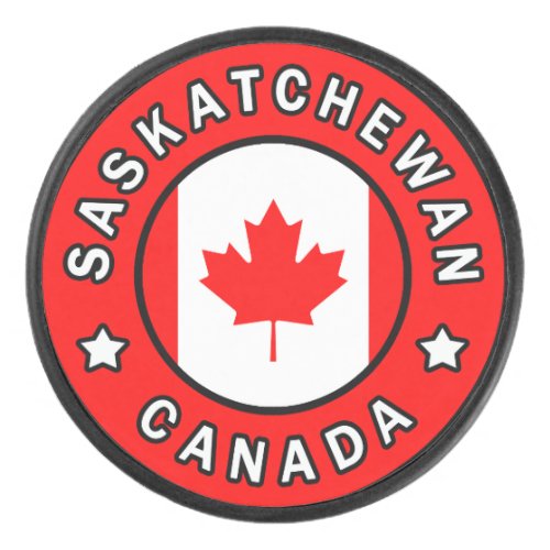 Saskatchewan Canada Hockey Puck