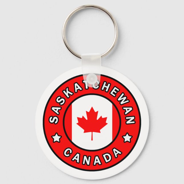 Saskatchewan Canada Keychain (Front)