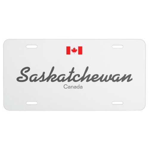 Saskatchewan Canada License Plate