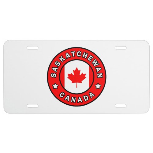 Saskatchewan Canada License Plate