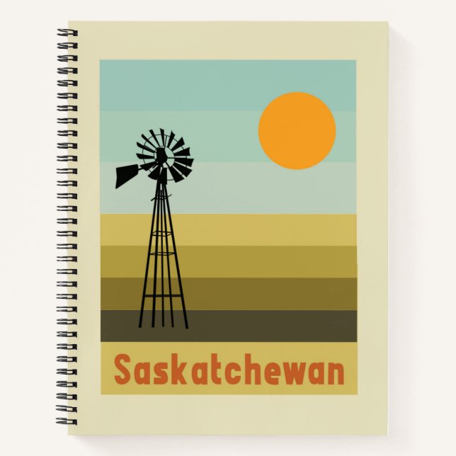 Saskatchewan Canada Notebook (Front)
