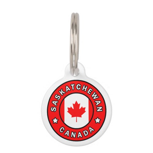 Saskatchewan Canada Pet Name Tag